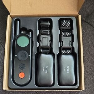 Htcuto Black Dog Training Collar Set